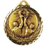 Custom Stock Victory Male Medallions / 2 3/4