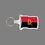 Key Ring & Full Color Punch Tag W/ Tab - Flag of Angola, Price/piece