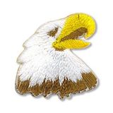 Custom Animal Embroidered Applique - Eagle Head