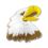 Custom Animal Embroidered Applique - Eagle Head, Price/piece