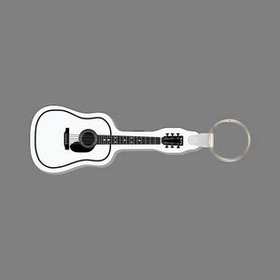 Key Ring & Punch Tag W/ Tab- Acoustic Guitar