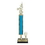 Custom Silver Moonbeam Single Column Trophy w/Figure & Eagle Trim (15"), Price/piece