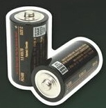 Custom 20mil Full Color Batteries Magnet (3.1-5 Sq. In.)