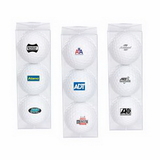 Custom Economy Triple Golf Ball Pack, 5.5