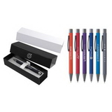 Custom Bowie Softy in Premium Gift Box - Laser Engraved - Metal Pen, 5.37