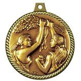 Custom Stock Medal w/ Rope Edge (Victory Female) 2 1/4