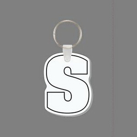 Custom Key Ring & Punch Tag - Letter "S"
