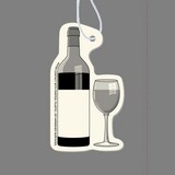 Custom Bottle (Wine W/Glass) Paper A/F