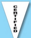 Blank 30' Stock Pre-Printed Message Pennant String-Certified