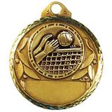 Custom Stock Volleyball Round Medal