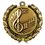 Custom Stock Music Medal w/ Wreath Edge (1 1/2"), Price/piece