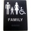 Custom 6" x 8"Rectangle - ADA Compliant Signs- Customized Acrylic - Restroom - Made in the USA, Price/piece