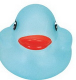 Custom Transparent Color Rubber Mom Duck