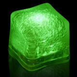 Blank Green Lited Ice Cubes, 1 3/8