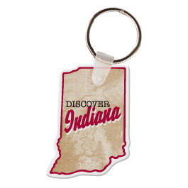 Custom Indiana Key Tag