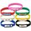 Custom Silicone Wristband with Narrow Vibraprint Patch, Price/piece