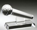 Custom Crystal Microphone Trophy (7