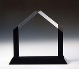 Custom 127-K7209  - Black Velvet Award-Optic Crystal