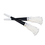 Custom Black Party Horns w/ White Tassel, 9" L, Price/piece