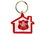 Custom House Shaped Acrylic Key Tag, Price/piece