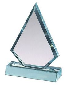Blank Jade Arrowhead Acrylic Award on Jade Base (5 1/2"x6 3/4")