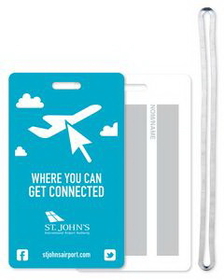 Custom Luggage Tag (2 1/2"x4 1/4") with Write-On Surface