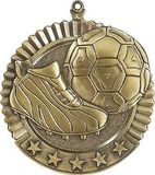 Custom Star Soccer Medal, 2.75