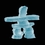Custom Frosted Inukshuk Sculpture (3 1/2"), Price/piece