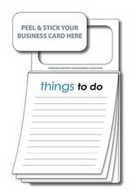 Custom Stock Magnetic Scratch Pad "Things To Do"