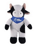Custom Soft Plush Cow with Bandana 12