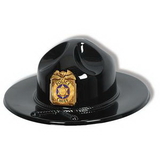 Custom Black Plastic Trooper Hat