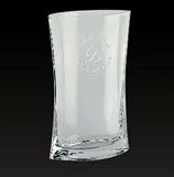 Custom Oval Top Glass Vase Award w /Thick Bottom/ 11