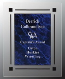 Custom Purple Marble Acrylic Award Recognition Plaque, 8