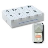 Custom 7 Day Pillbox w/ Plastic Pill Splitter