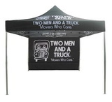 Custom Pop-up Tent with Printed Back Wall, 120