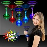 Custom 7 Oz. Light-Up Martini Glasses With Clear Base