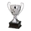 Custom 15" Silver Plated Trophy Cup w/ Wooden Base, Price/piece