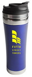 Custom Vulcano Stainless Double-Wall Insulated Tumbler (Blue)