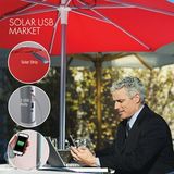 Custom Solar USB Market Umbrella