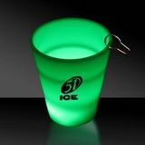 Custom 2 Oz. Green Neon Look Shot Glass w/ J-Hook