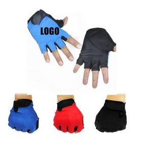 Custom Cycling Sports Gloves/ Half Finger Bike Gloves, 3.4" L x 5.1" W x 4.5" H