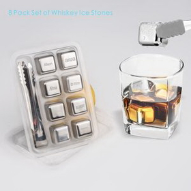 Custom 8 PCS Whiskey Ice Stone, 1.06" L x 1.06" W x 1.06" H