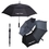 Custom 40" Arc Two-Tone Vented Folding Sport Umbrella, Price/piece