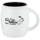 Custom 15 Oz. Puget Mug (Matte white out black in), Price/piece