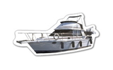 Custom 20mil Full Color Yacht Boat Magnet (3.1-5 Sq. In.)