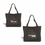 Custom Recycled Tote Bag, Grocery Shopping Bag, 19" L x 16" W x 4.5" H, Price/piece