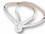 Blank White Double Strap Leather Carrying Belt, Price/piece
