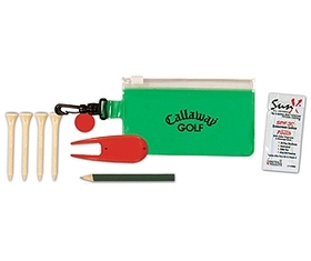 Custom Clip 'N Go Bag W/ Golf Kit (Spot Color)