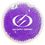 Custom Purple Hot/ Cold Round Pack With Gel Beads, 4 3/4" Diameter, Price/piece