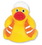 Custom Temperature Safety Rubber Duck, 3 3/8" L X 2 7/8" W X 3 3/8" H, Price/piece
